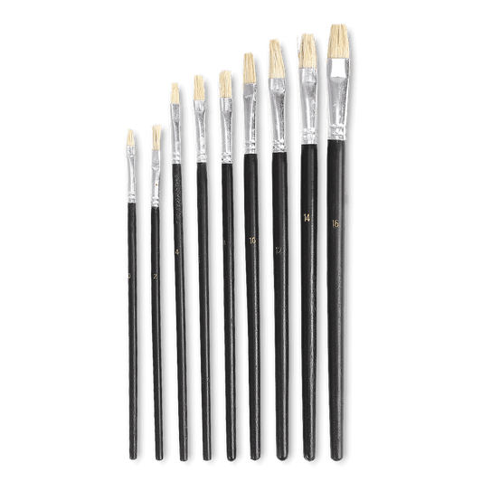 Hobby paint brushes