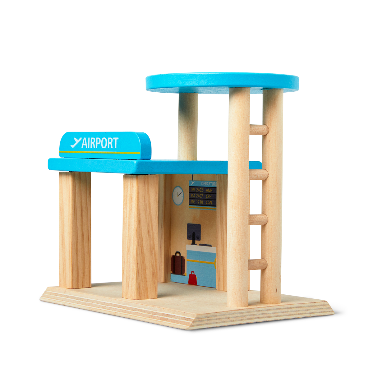 Wooden airport