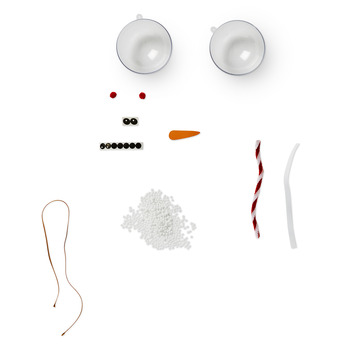 DIY Christmas bauble. Snowman