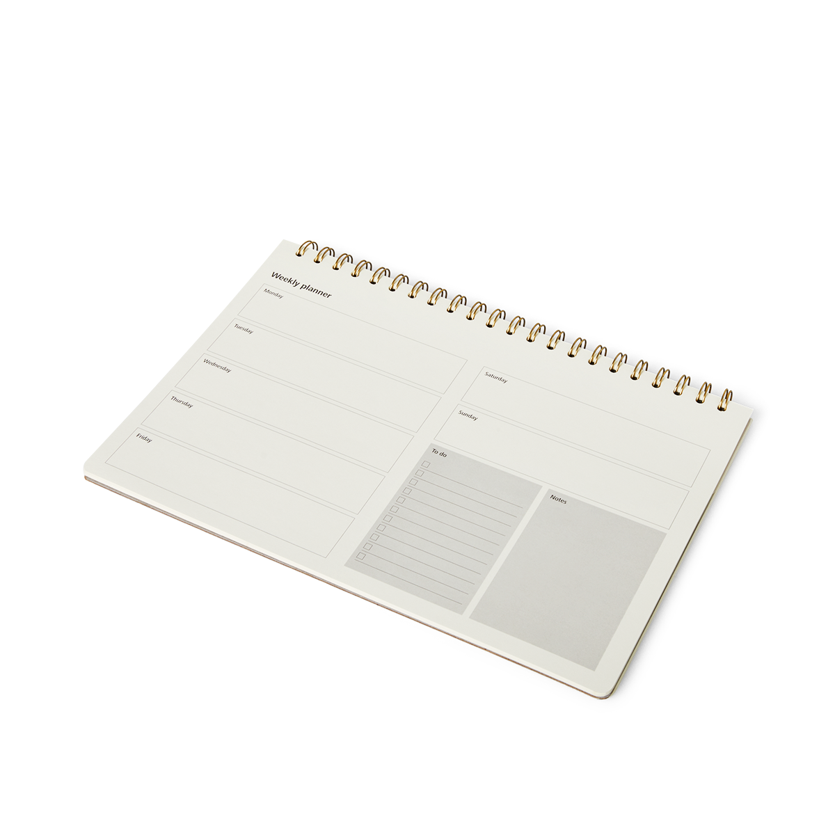 Weekly planner