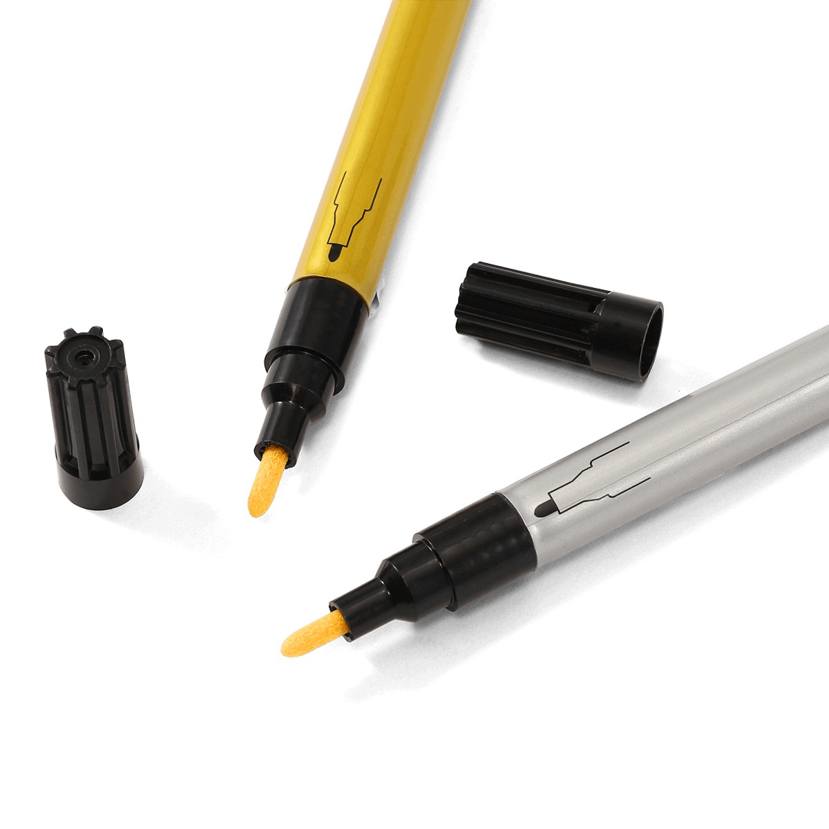 Gold and silver felt tip pens - DEV - Flying Tiger Copenhagen