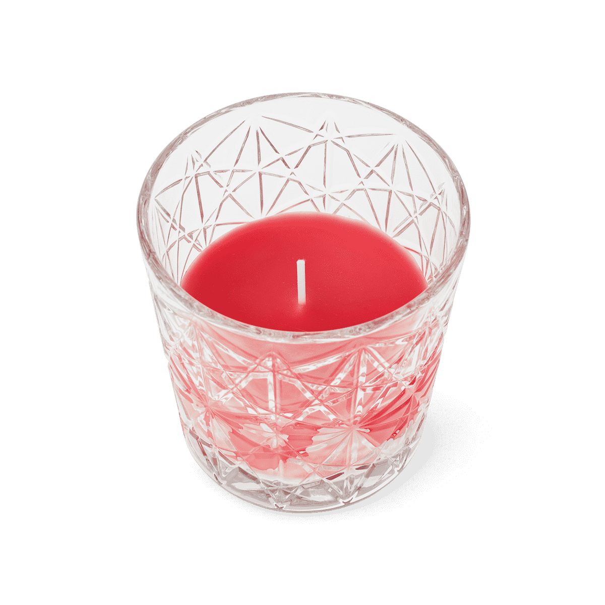 Candle in glass