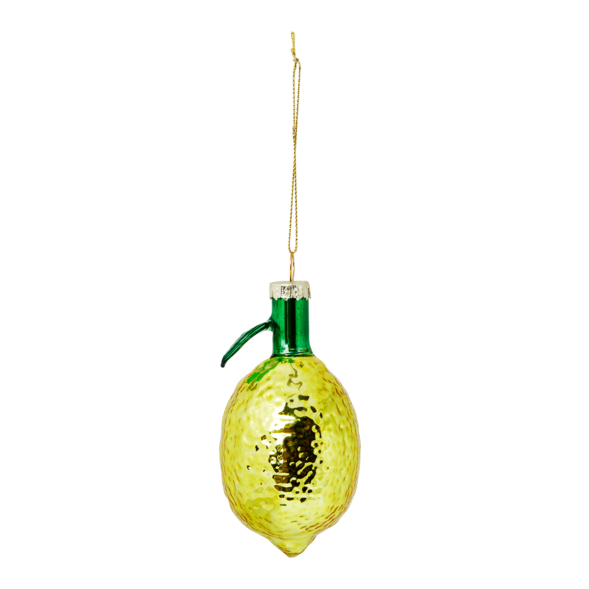 Christmas bauble. Lemon