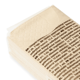 Unbleached paper tissues