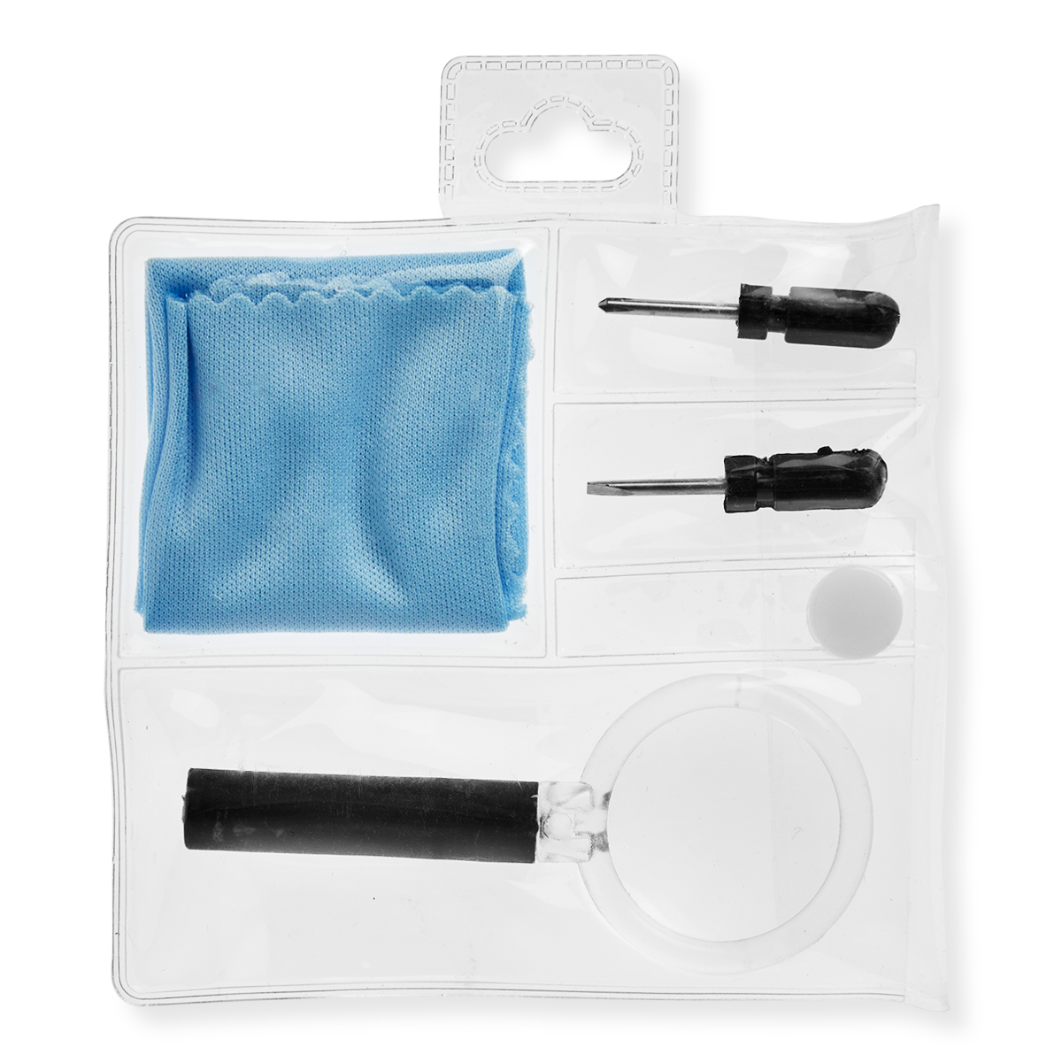 Screwdriver set for glasses