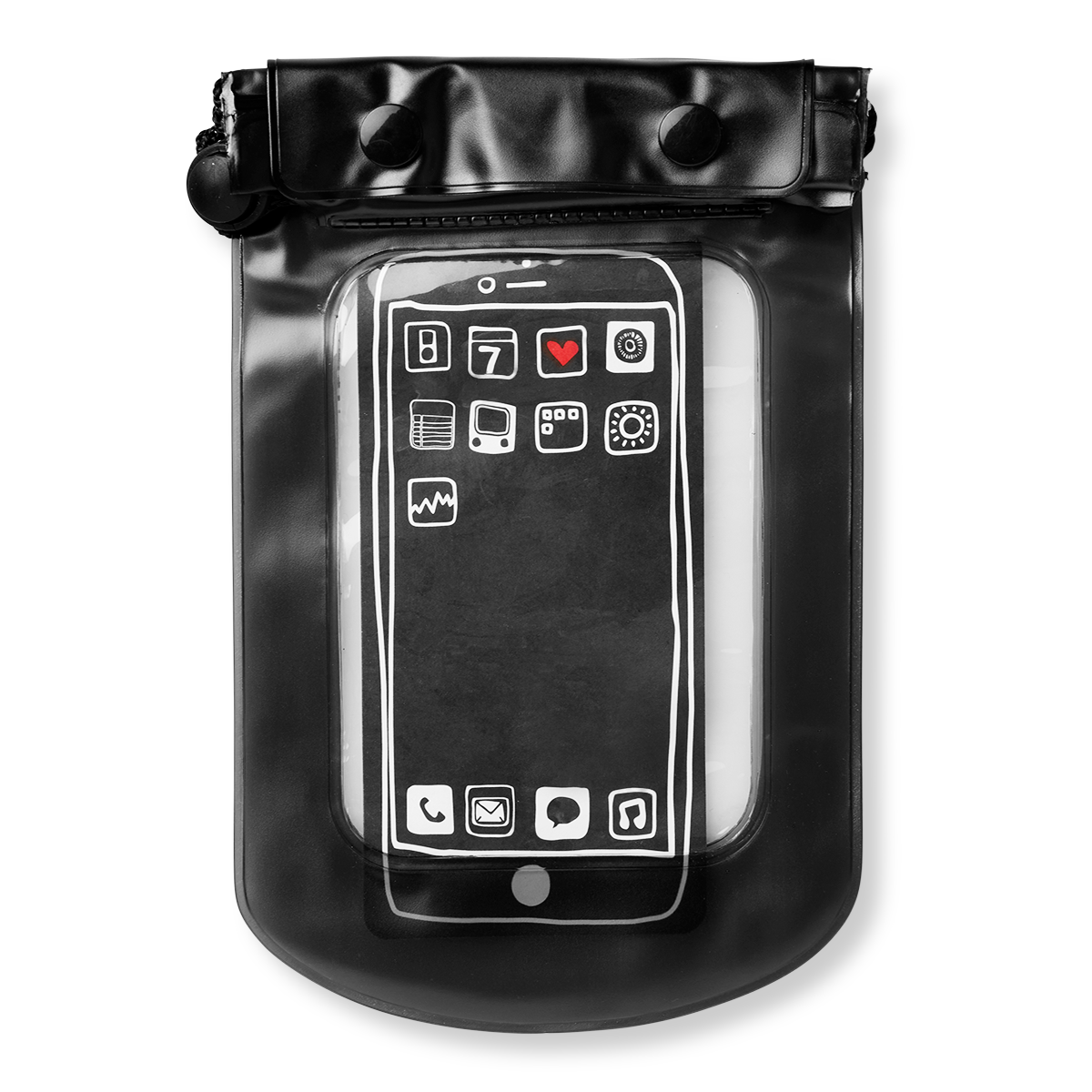 Water-repellent smartphone case