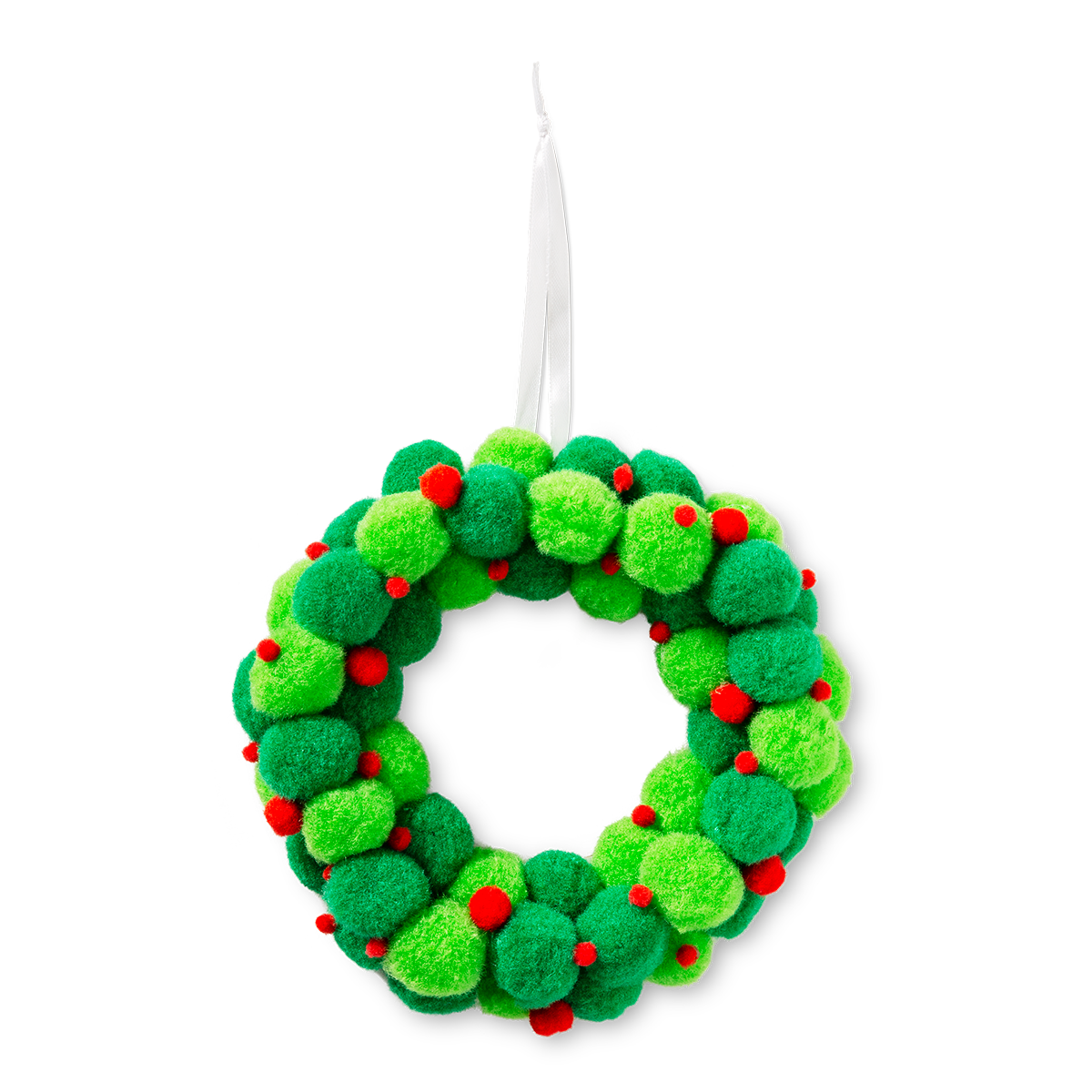 DIY pompon-krans