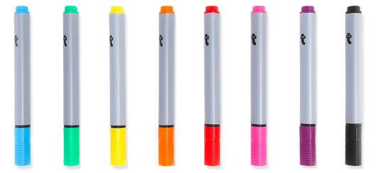 Markers with triangular grip