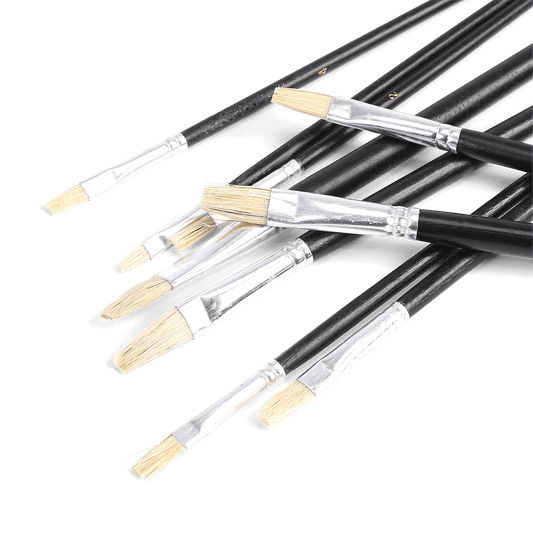 Hobby paint brushes