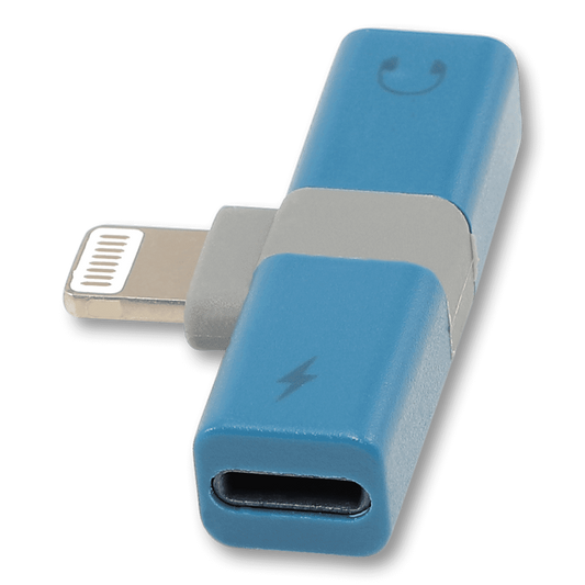 Dual lightning splitter. Fits iPhones/iPads