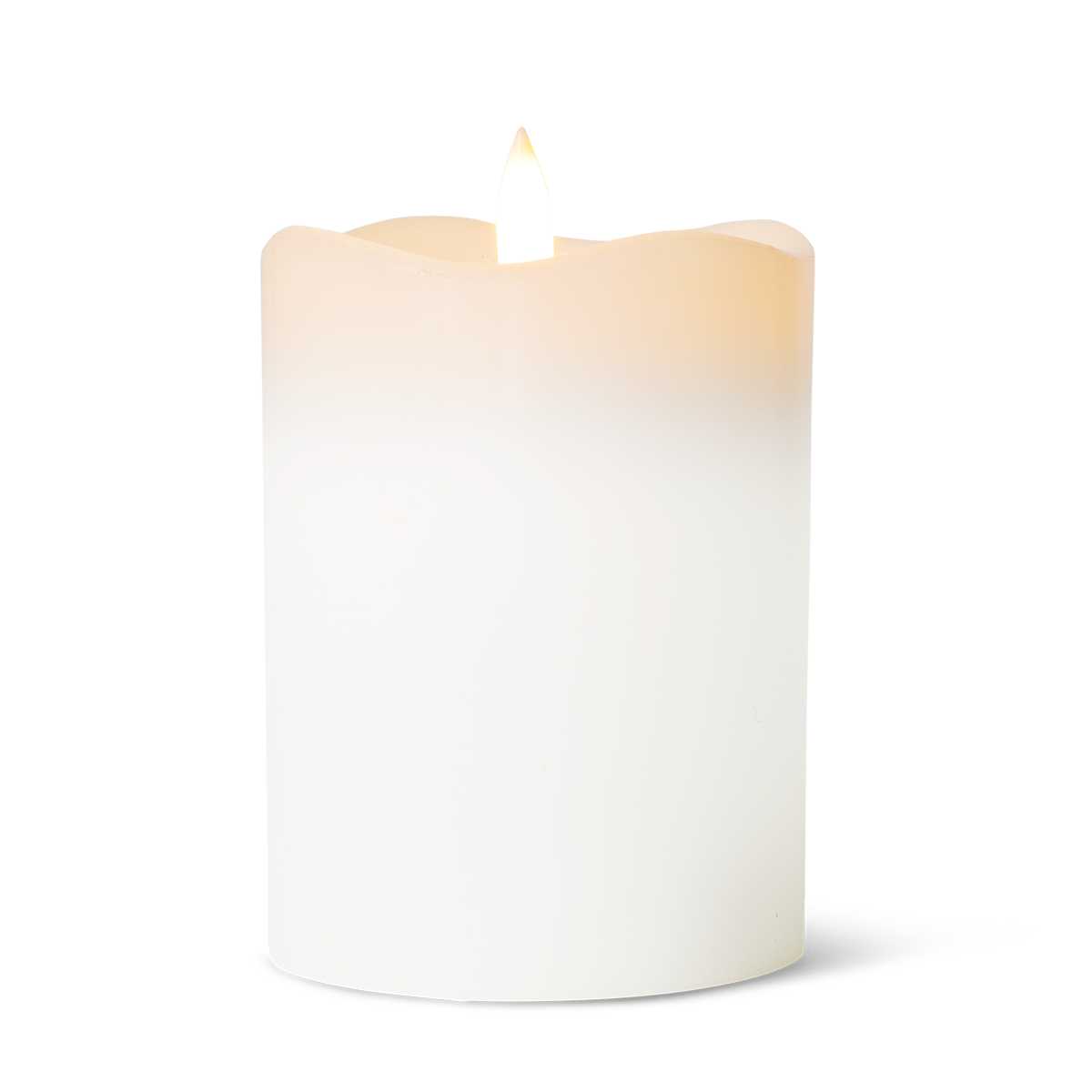 LED pillar candle. 10 cm