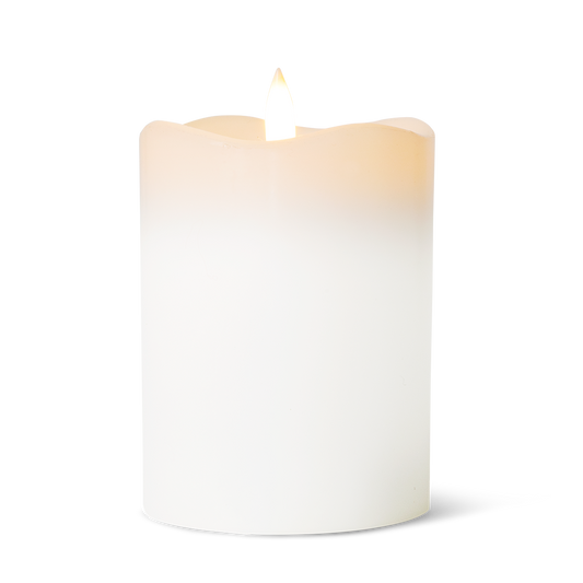 LED pillar candle. 10 cm