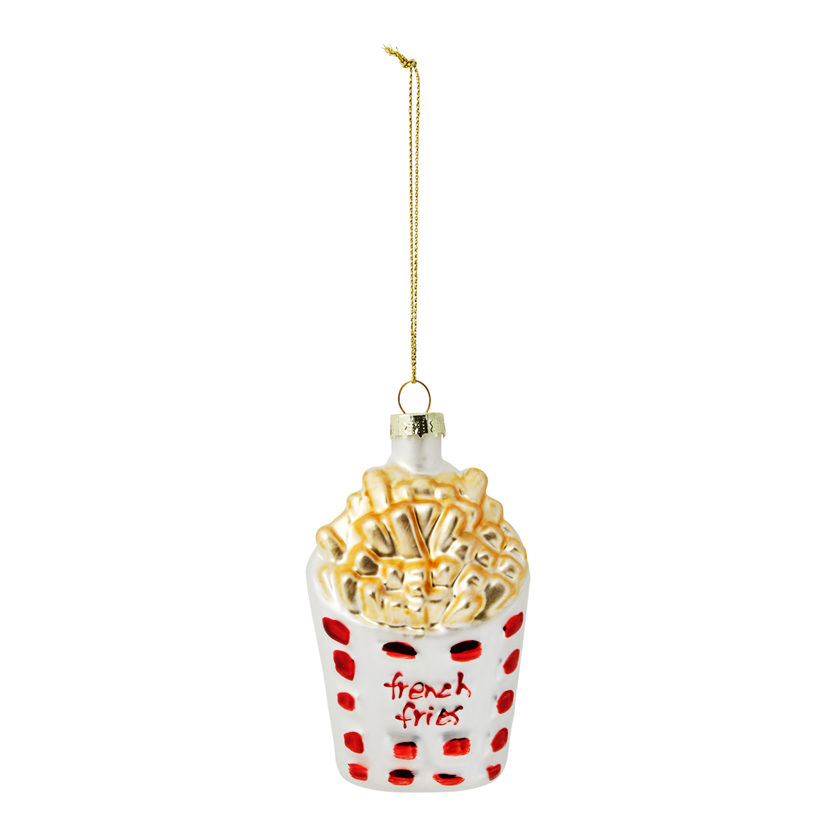 Christmas bauble. French fries