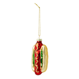 Christmas bauble. Hotdog