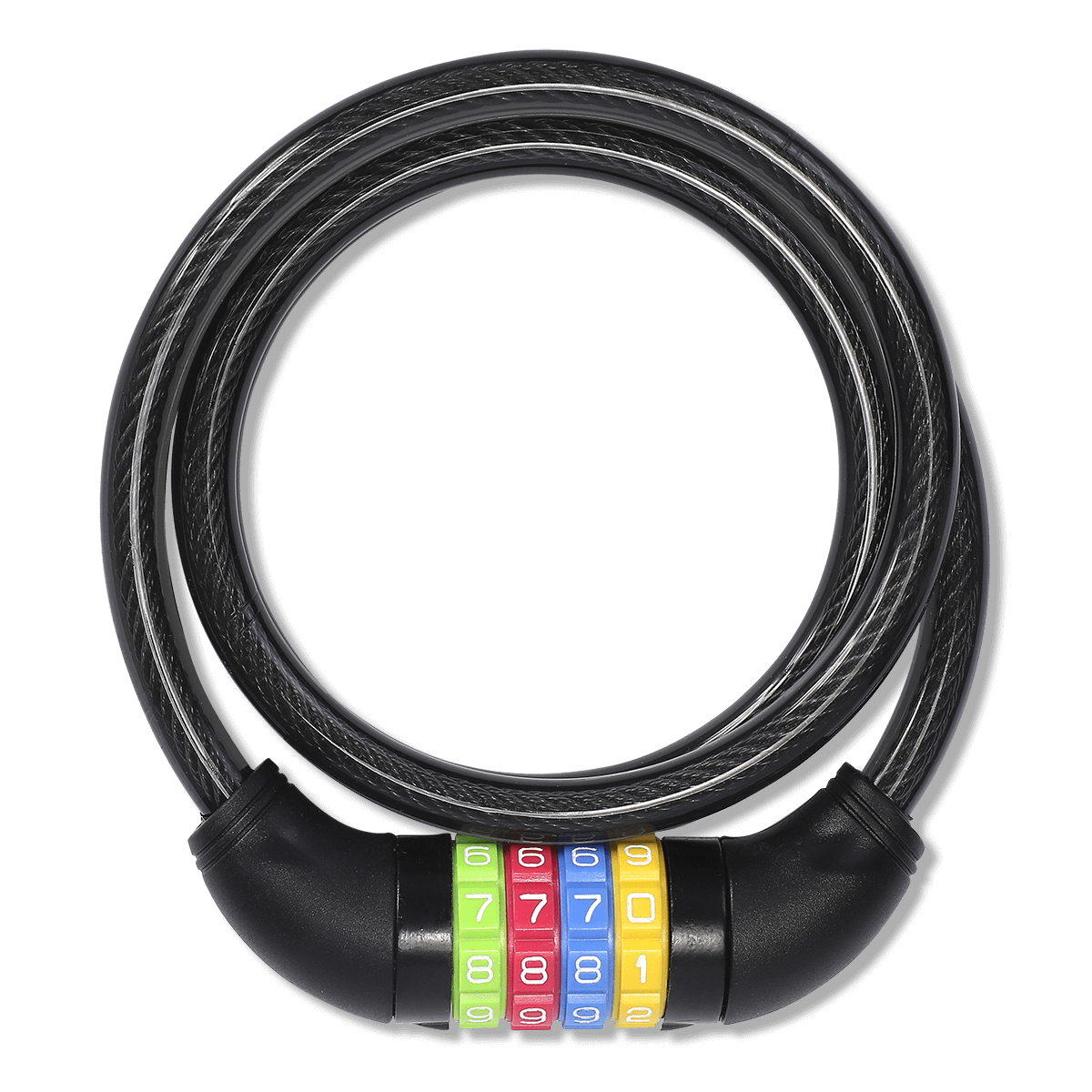 Coil lock with code