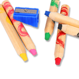 Oil-based pencil crayons