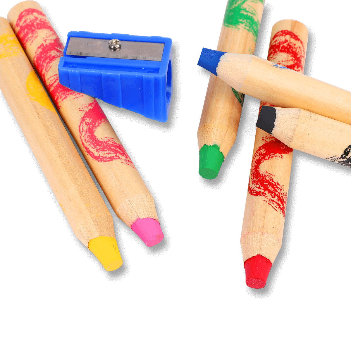 Oil-based pencil crayons