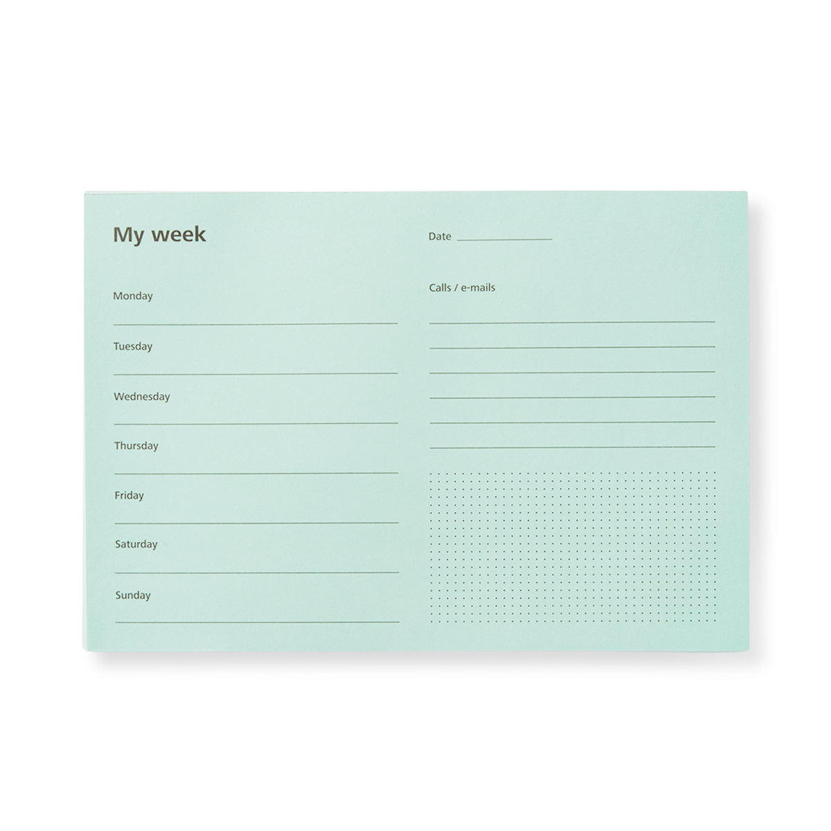 Weekly planner