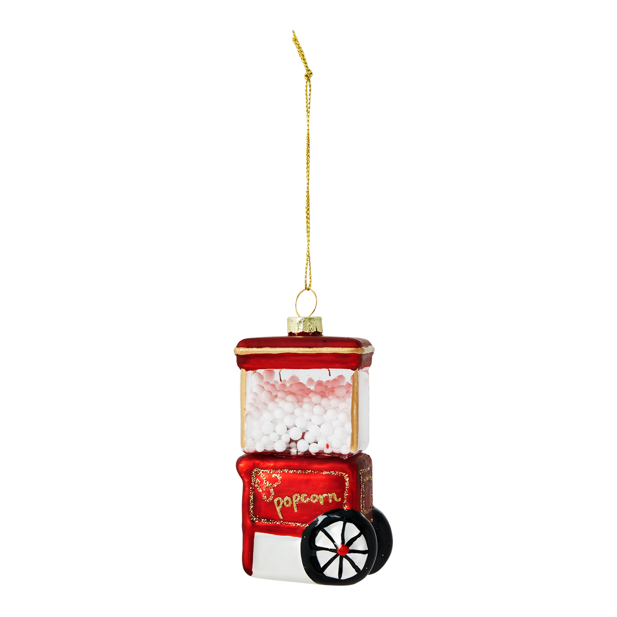 Christmas bauble. Popcorn maker