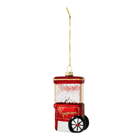 Christmas bauble. Popcorn maker