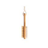 Nail brush. For foot care