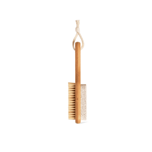Nail brush. For foot care