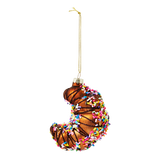 Christmas bauble. Croissant