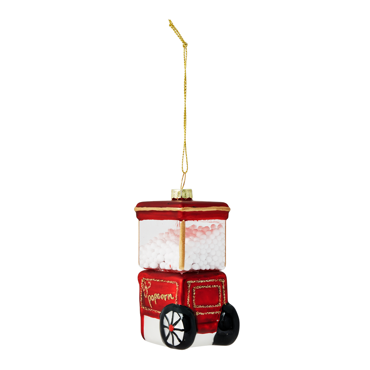 Christmas bauble. Popcorn maker