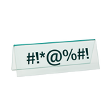 Desktop sign