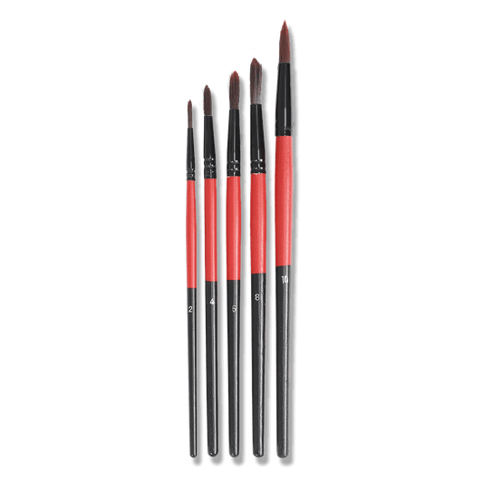 Hobby paint brushes