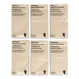Unbleached paper tissues