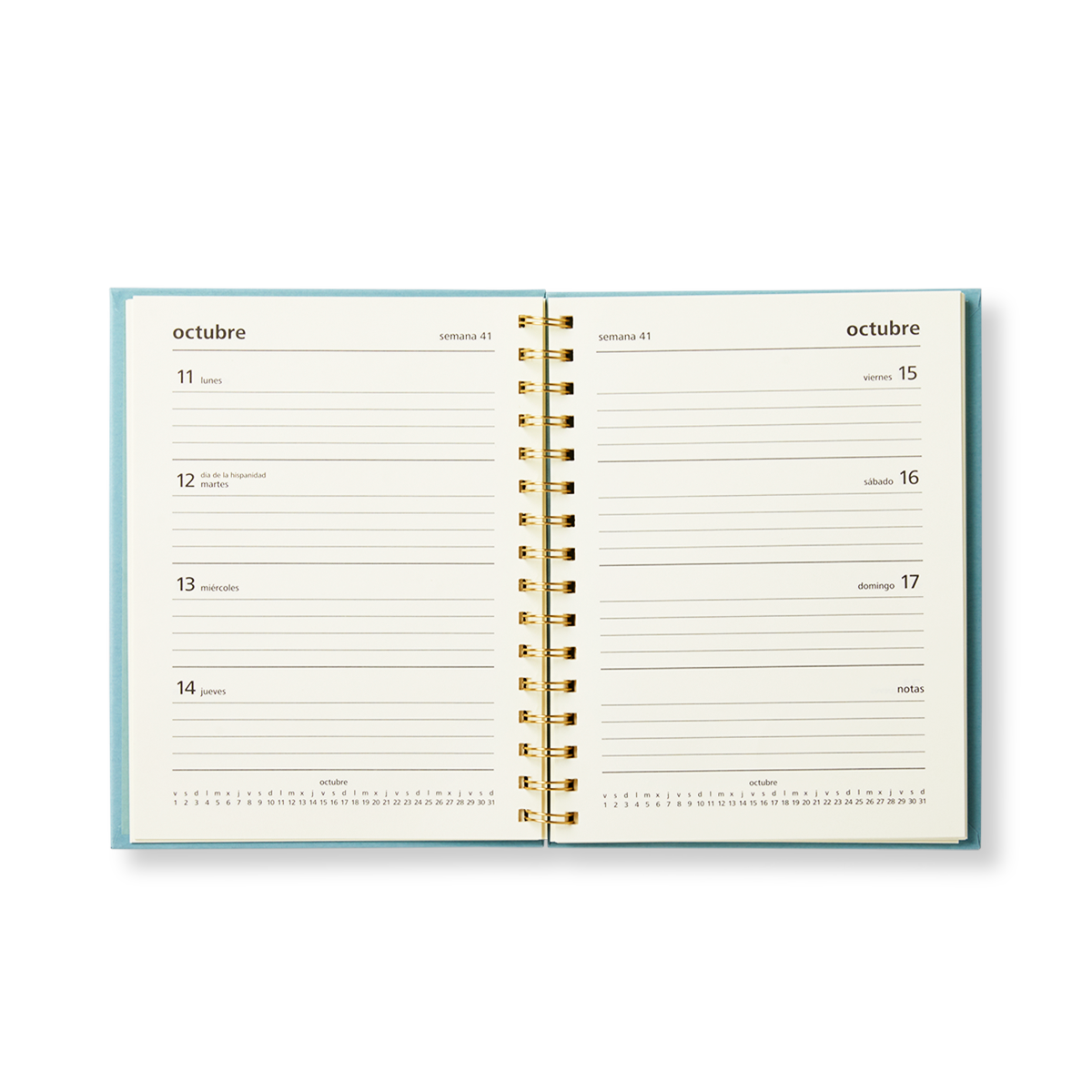 Study planner. Spanish