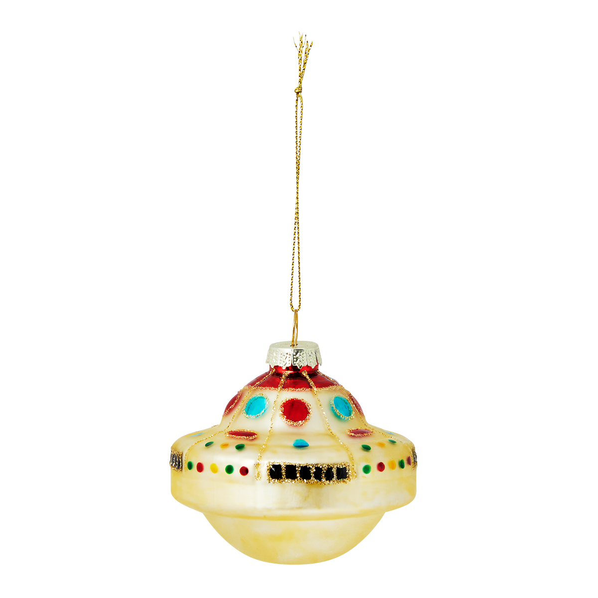 Christmas bauble. Ufo