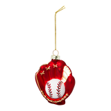 Christmas bauble. Baseball