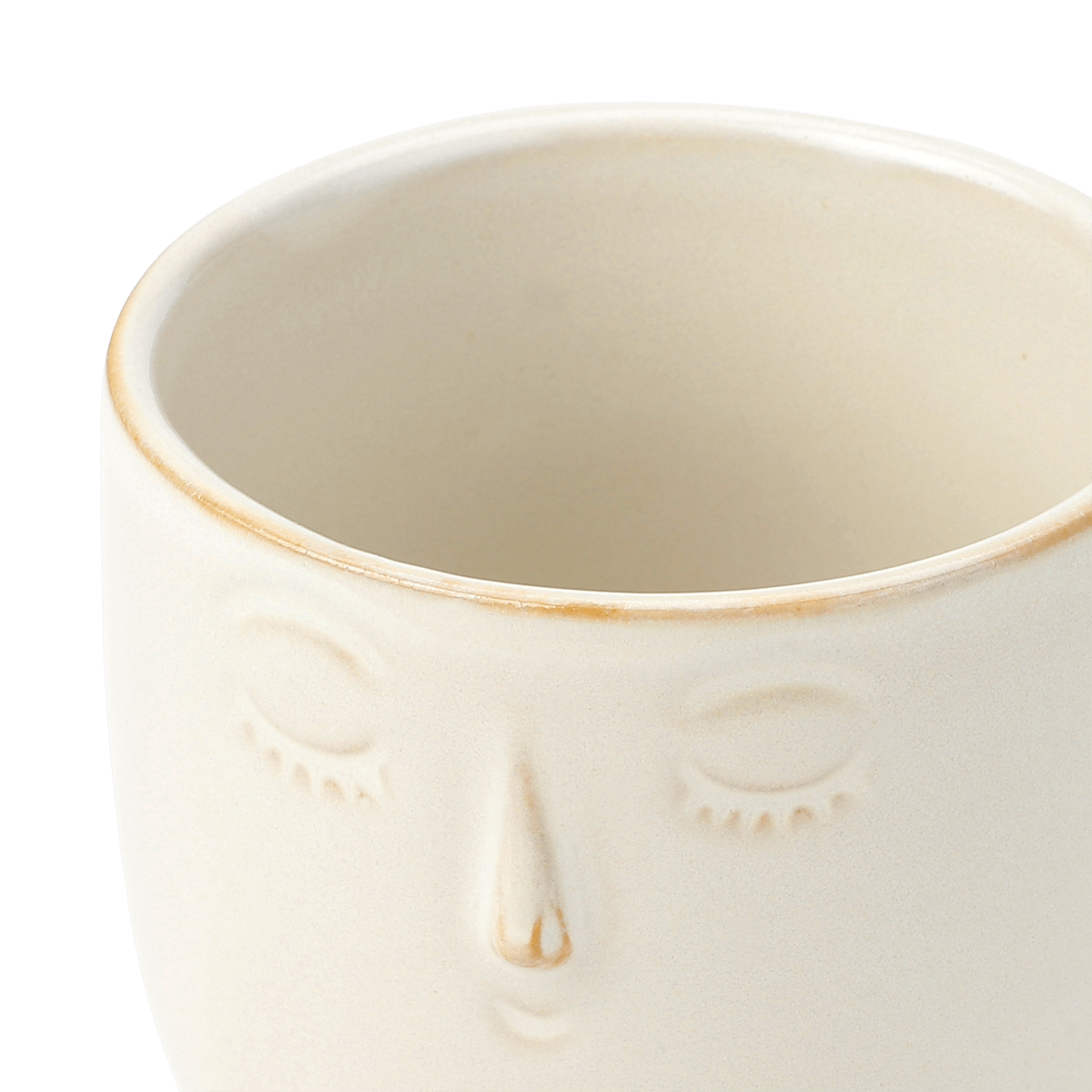 Vase mit Gesicht. 7 cm