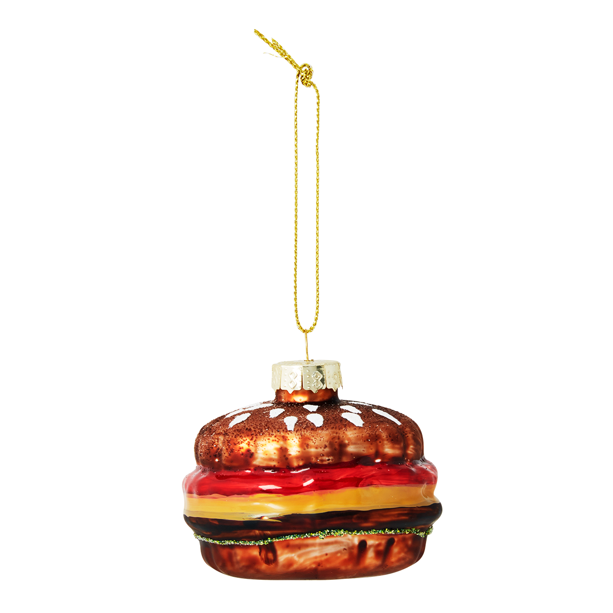 Christmas bauble. Burger