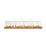 Tray with serving bowls