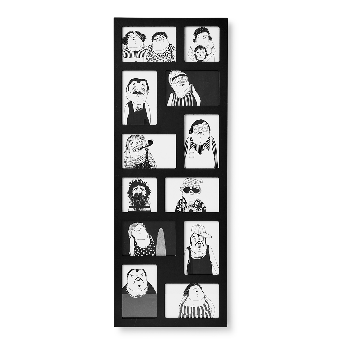 Picture frame. 12 pictures