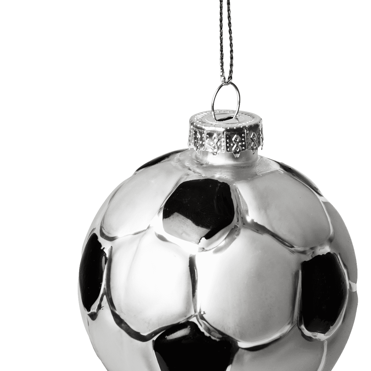 Julekugle. Fodbold