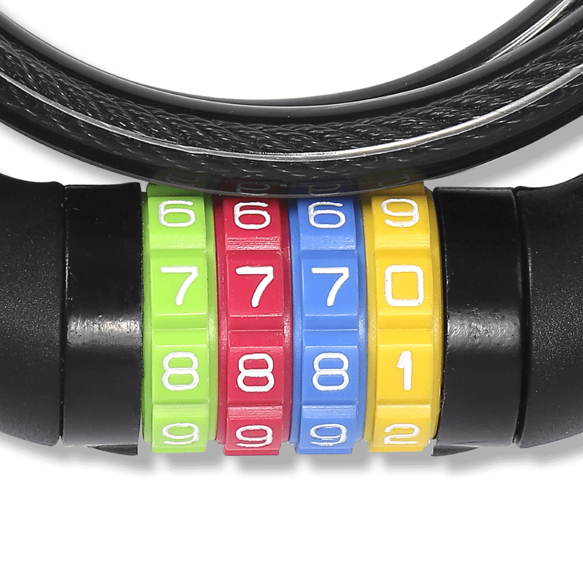 Coil lock with code