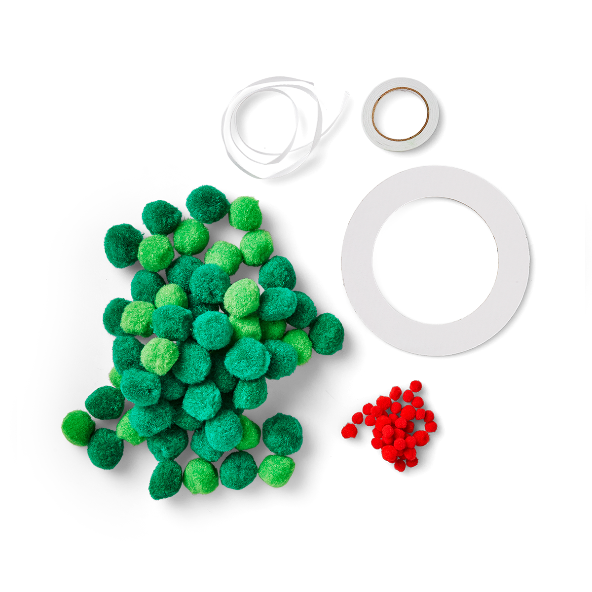 DIY pompon-krans