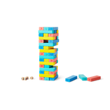 Stacking tower game with numbers