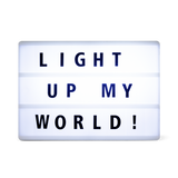 Light box. A6