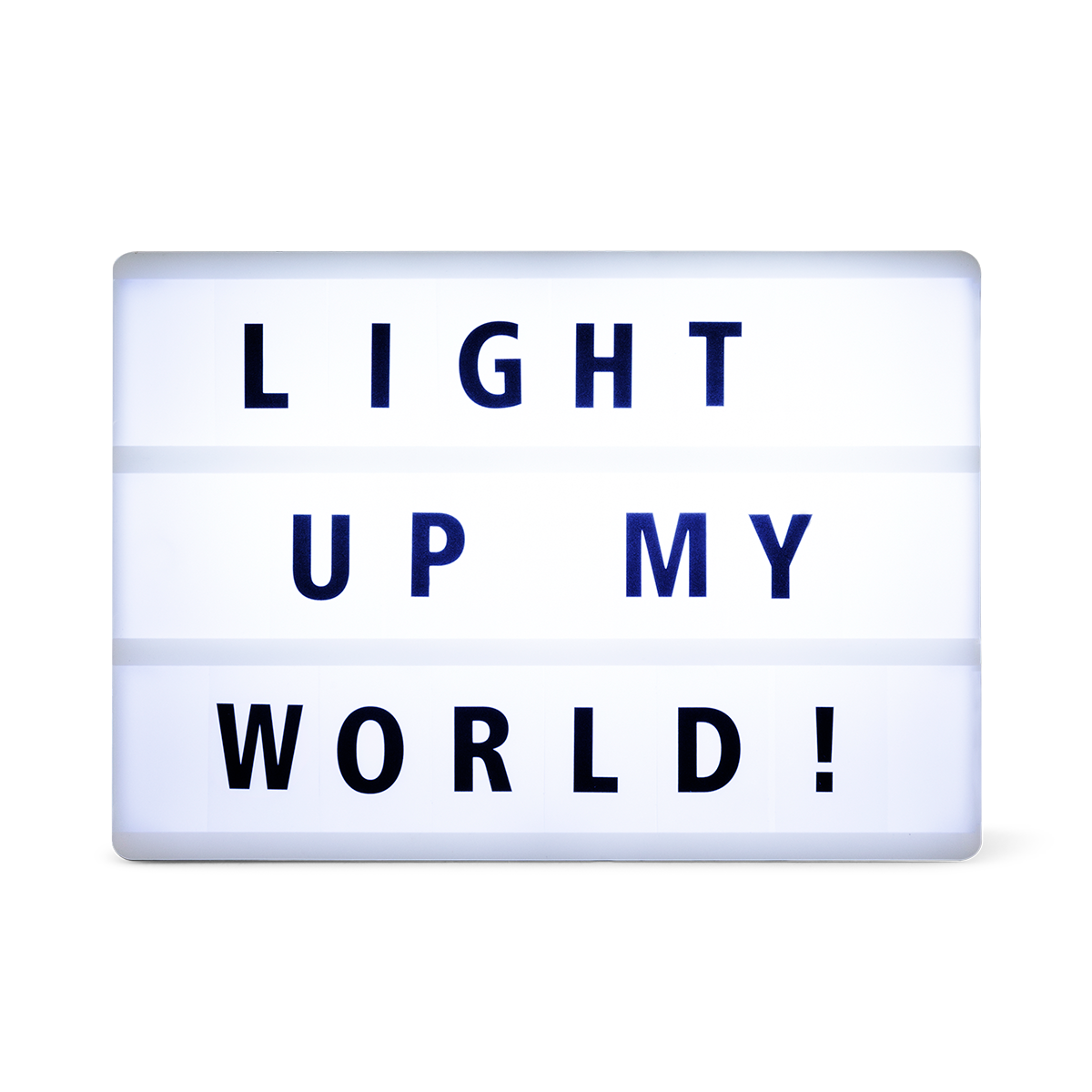 Light box. A6